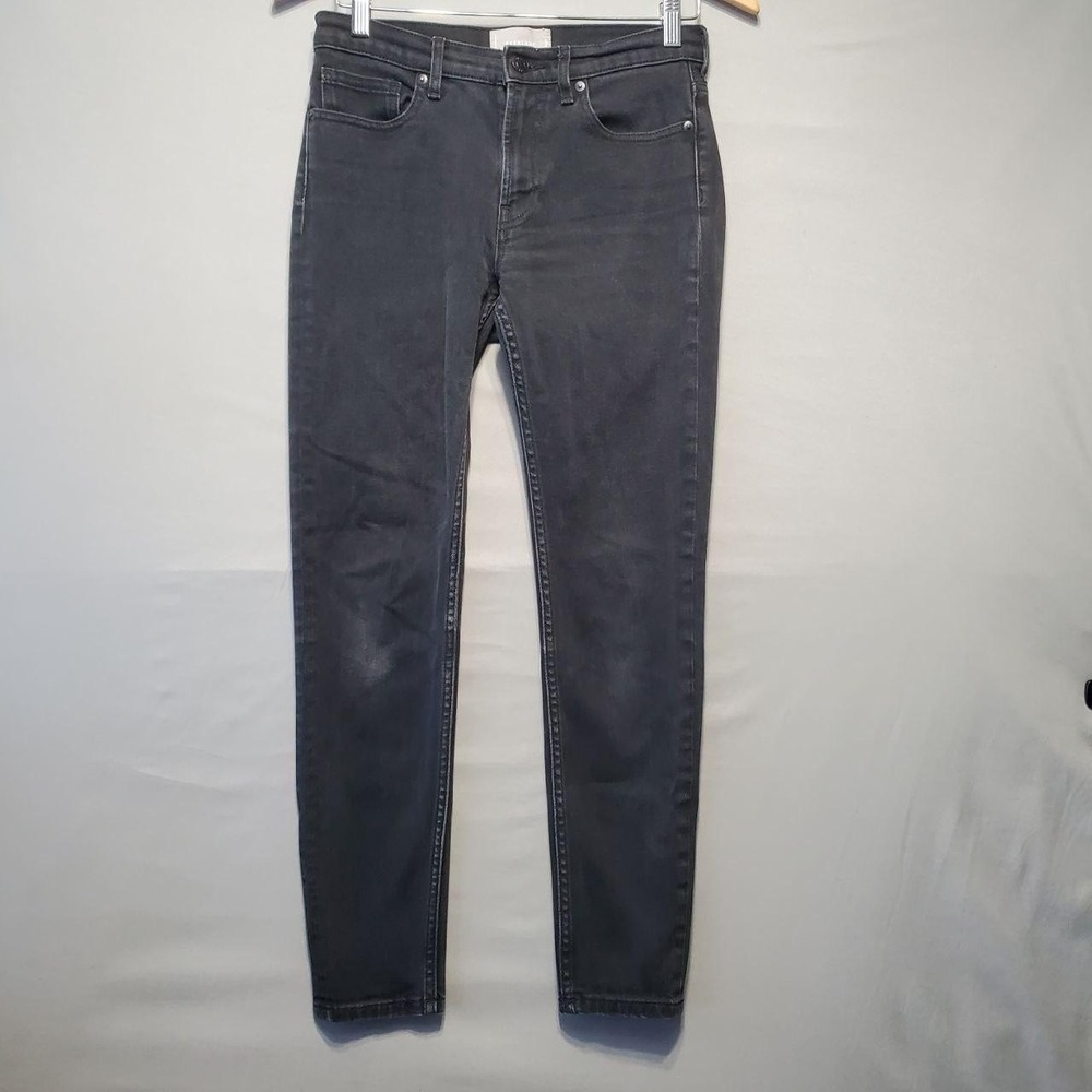 Everlane Jeans Womens 27 Charcoal Gray Mid‎ Rise Skinny Stretch Denim Pants